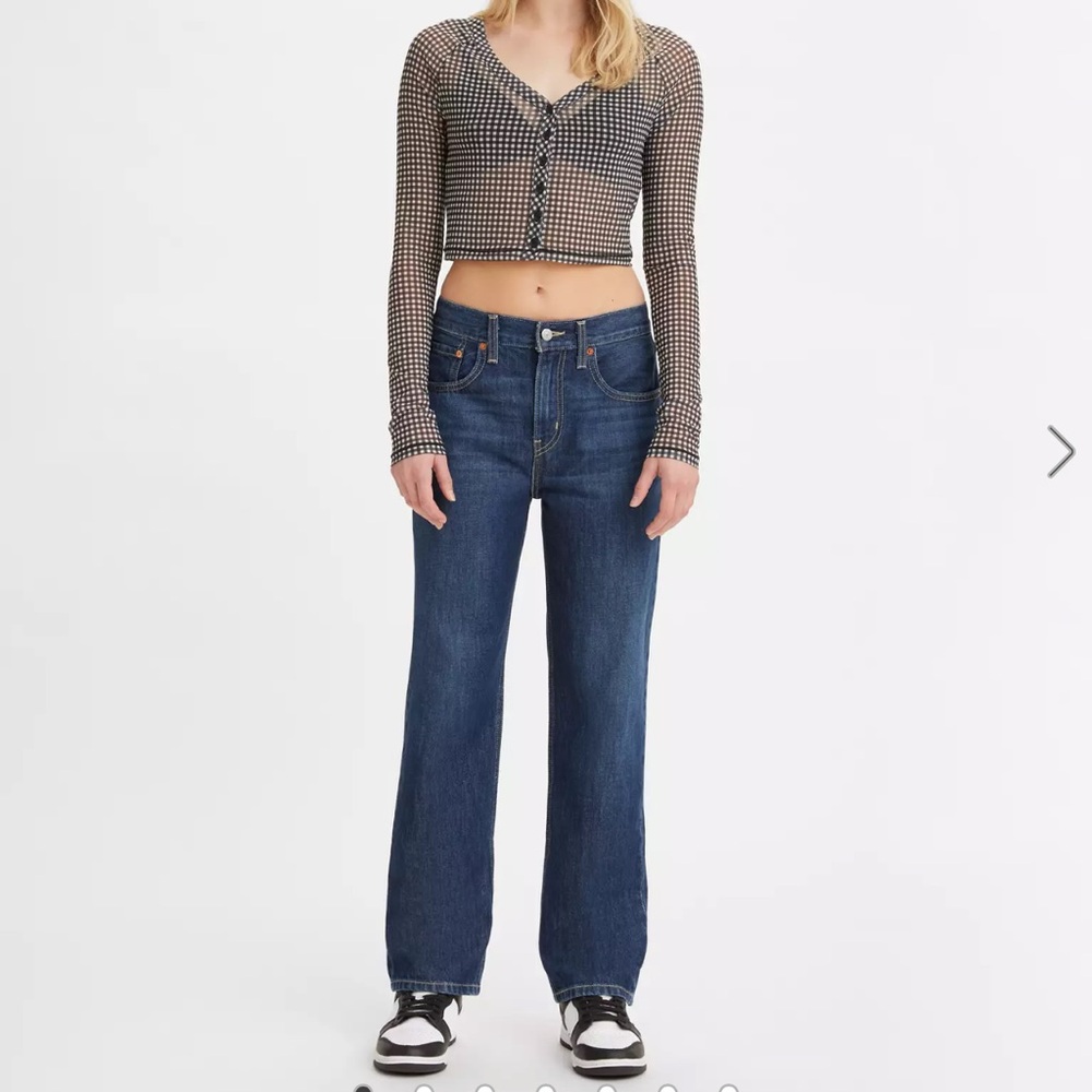 Levi’s low pro straight jeans